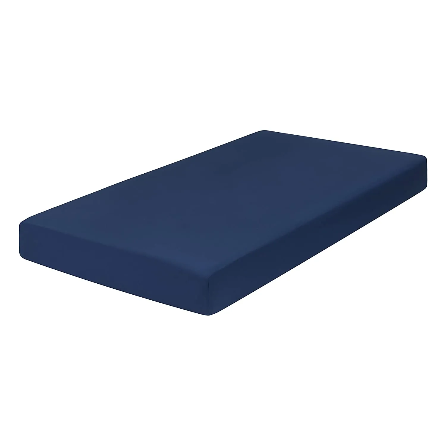 2 Pack Fitted Crib Sheet - Navy/Gray - Premium Cotton