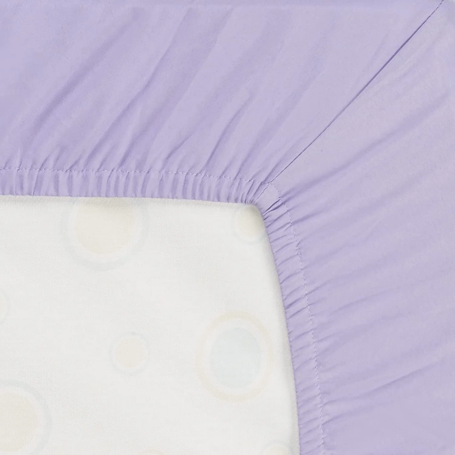 2 Pack Fitted Crib Sheet - Purple/Pink - Premium Cotton