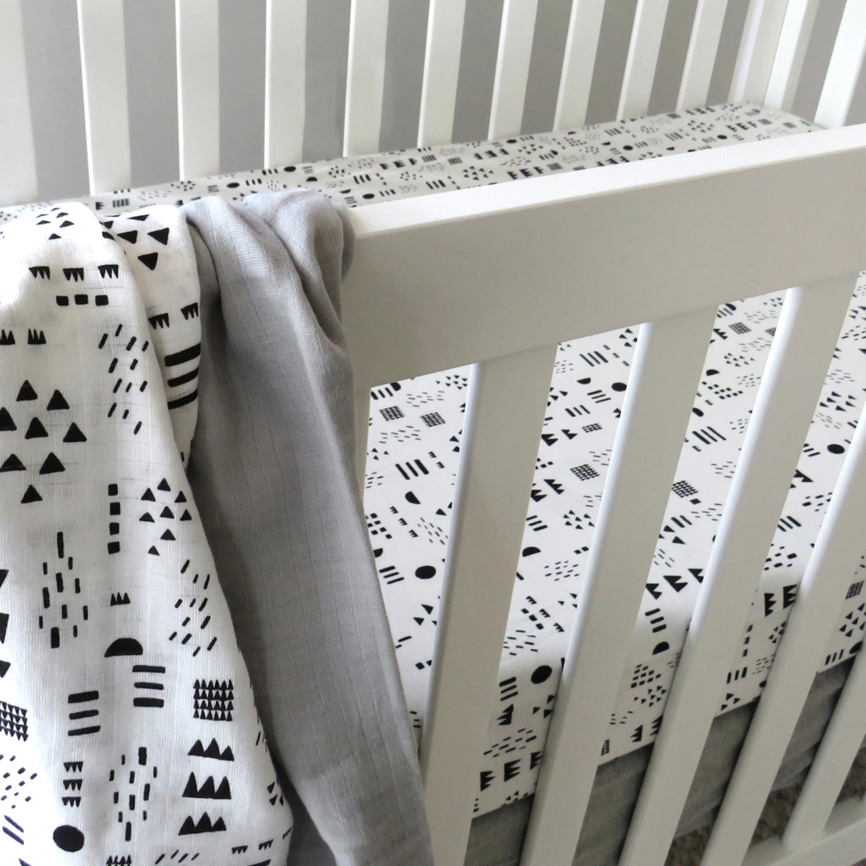 2-Pack Organic Cotton Fitted Crib Sheets