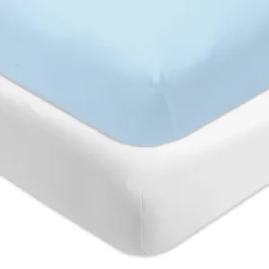 2-Pack Organic Cotton Fitted Crib Sheets