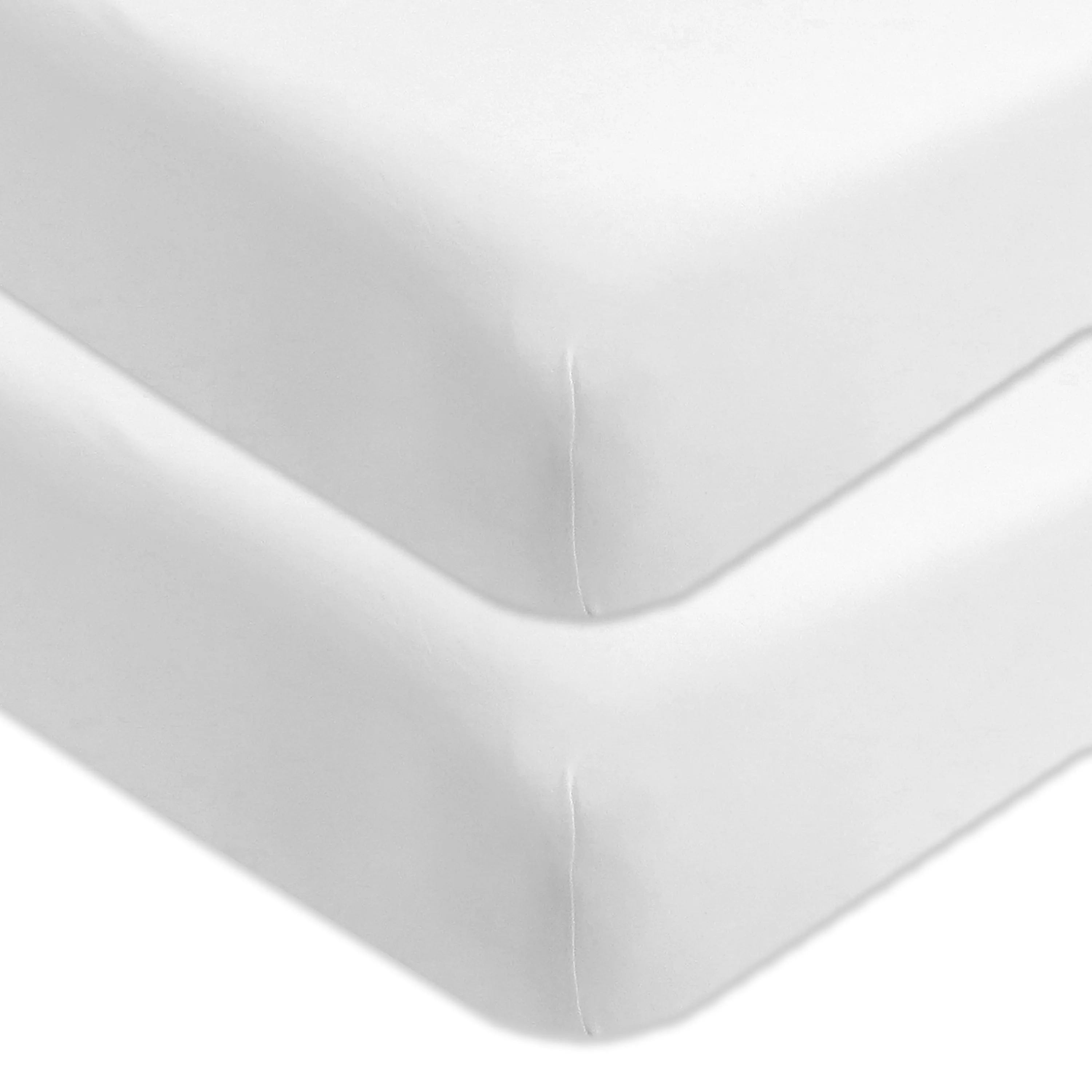 2-Pack Organic Cotton Fitted Crib Sheets