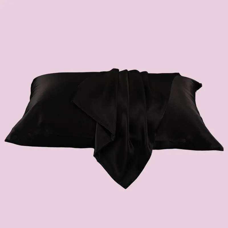 25 Momme silk pillowcase - Black - Dropshipping