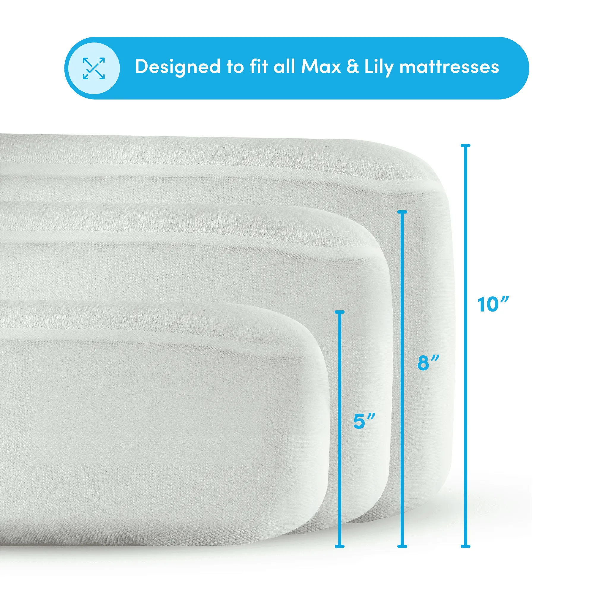 5" Waterproof Mattress Cover, Twin (2 pack)