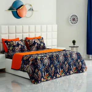 6 PCs Printed Bed Spread Set-Johana