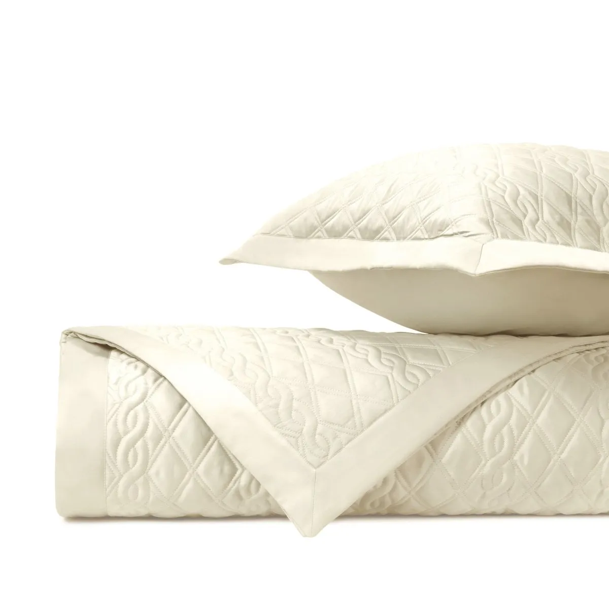 Abbey Quilted Ivory by Home Treasures