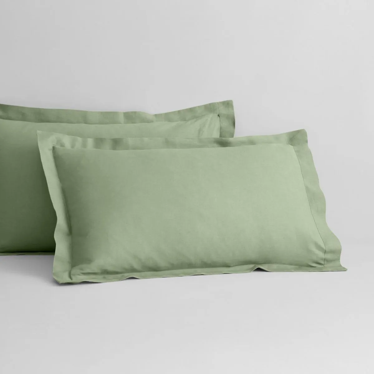 Abbotson Cactus Linen Tailored Pillowcase Pair by Sheridan