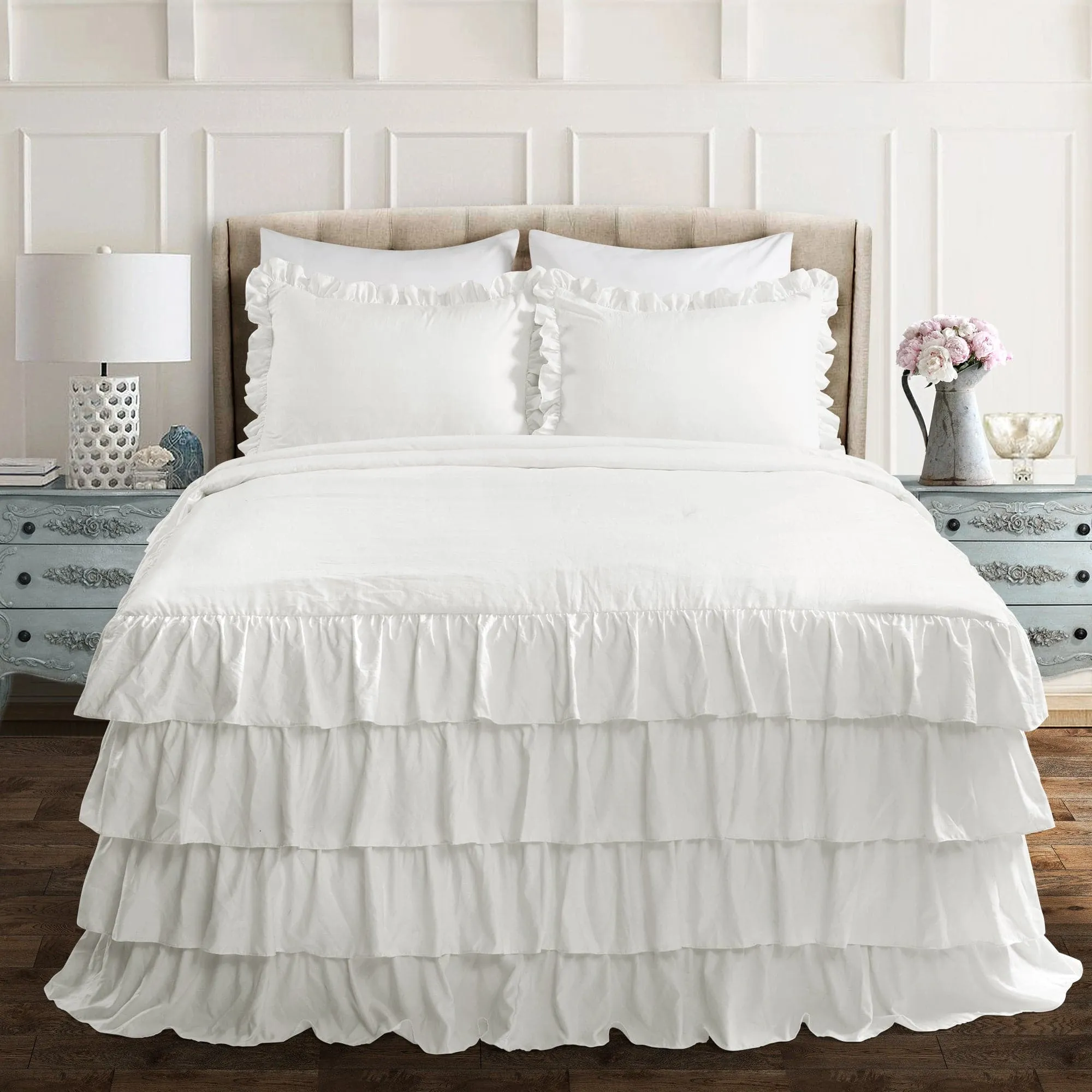 Allison Ruffle Skirt Bedspread Set