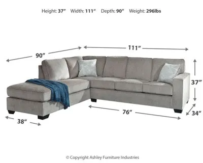 Altari 2-Piece Sleeper Sectional with Chaise