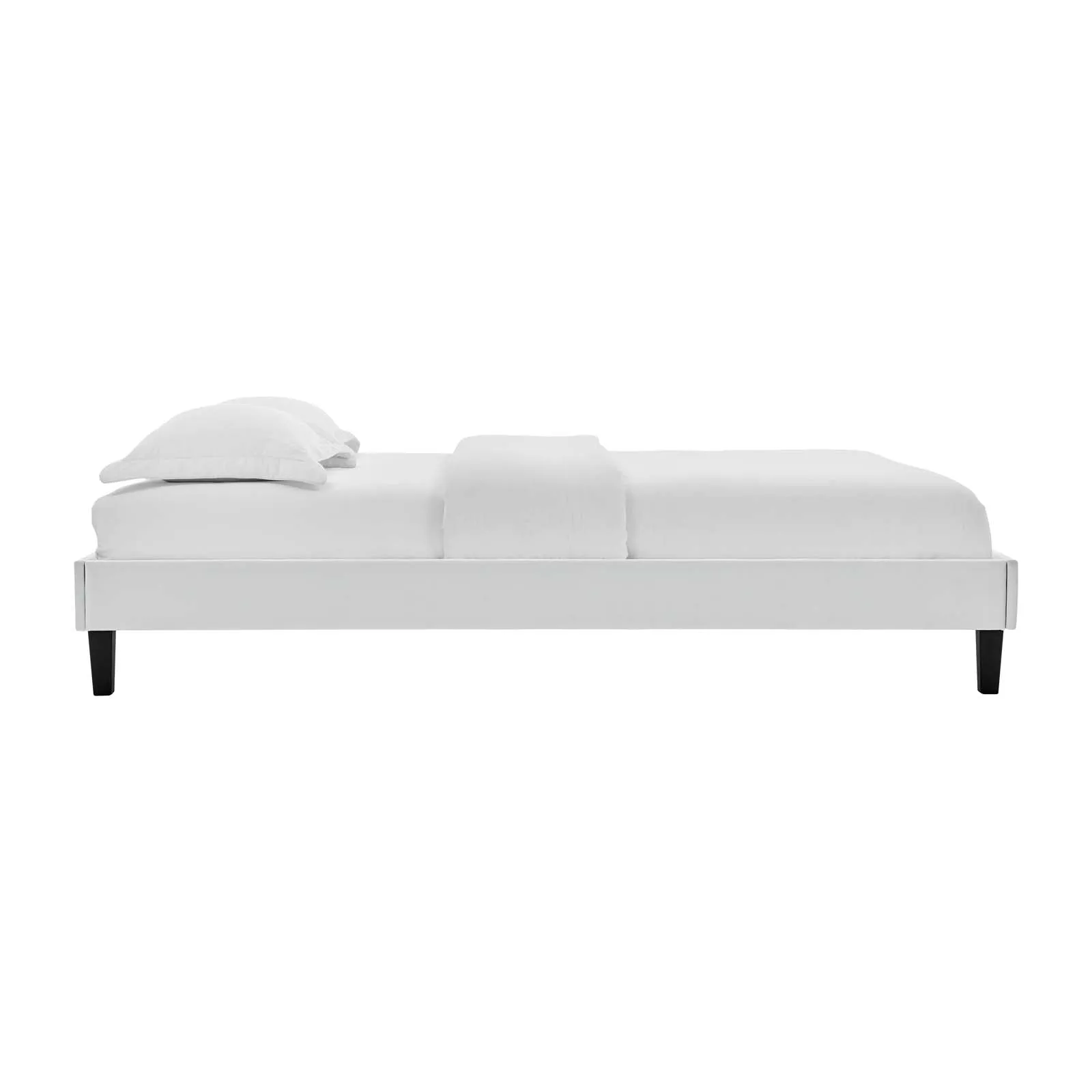 Amber Tufted Performance Velvet Platform Bed by Modway