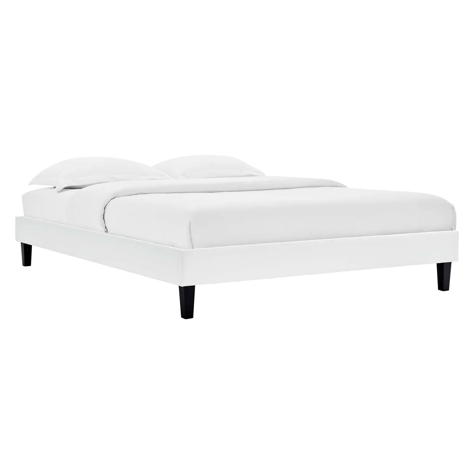 Amber Tufted Performance Velvet Platform Bed by Modway