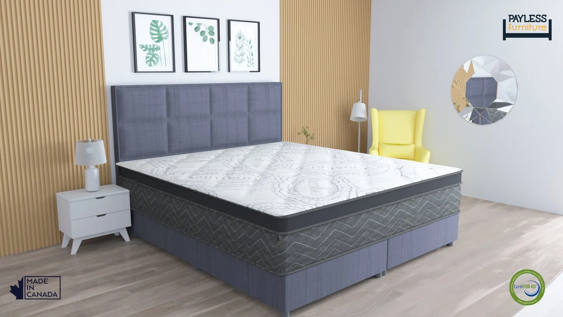 Amenity | 11" Thick | Medium Firm Mattress | Tri-Zone Pocket Coils