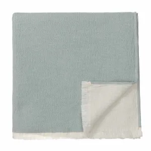 Anaba Blanket [Green grey/Natural white]