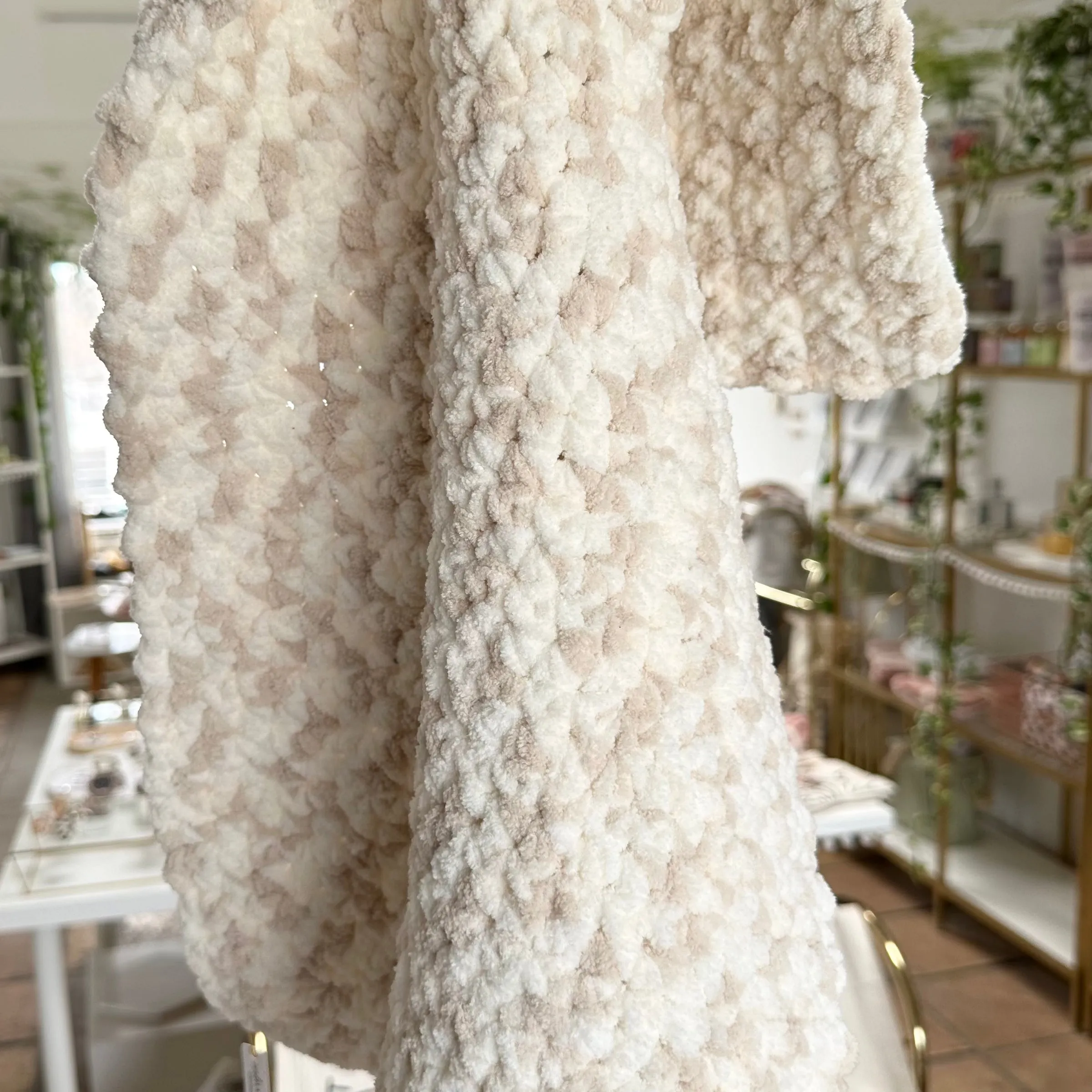 Baby Blanket - Cream Speckle