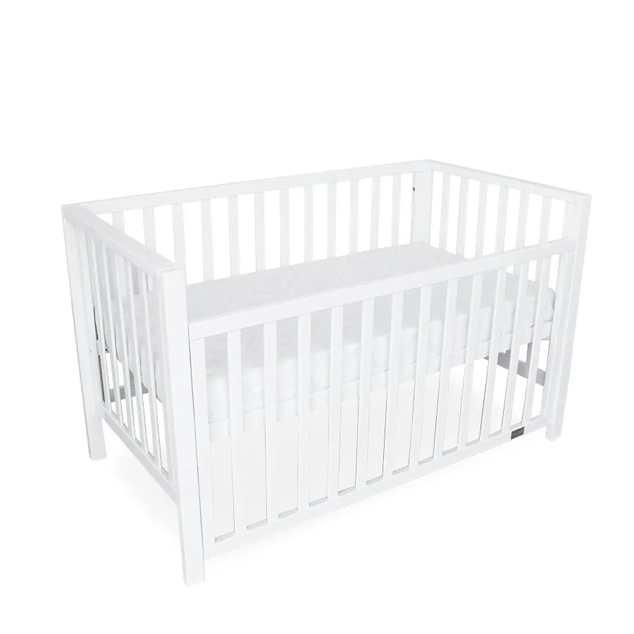 Babyhood Lulu Cot Bundle - White