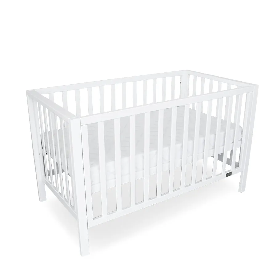 Babyhood Lulu Cot Bundle - White