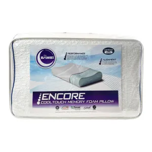 Bambi Memory Foam-Encore Cooltouch Memory Foam Contour Pillow