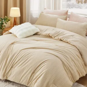 Bedsure Fluffy Comforter Set