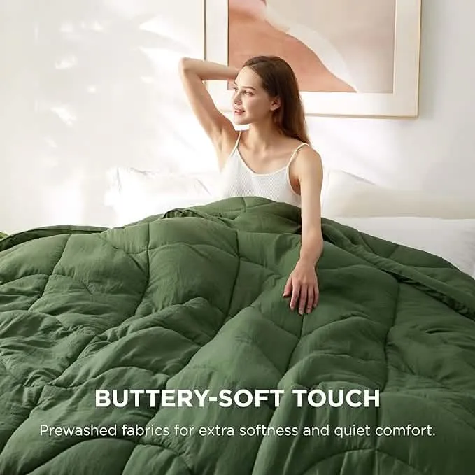 Bedsure Prewashed Polyester Quilted Comforters