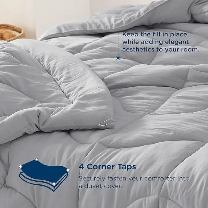 Bedsure Prewashed Polyester Quilted Comforters