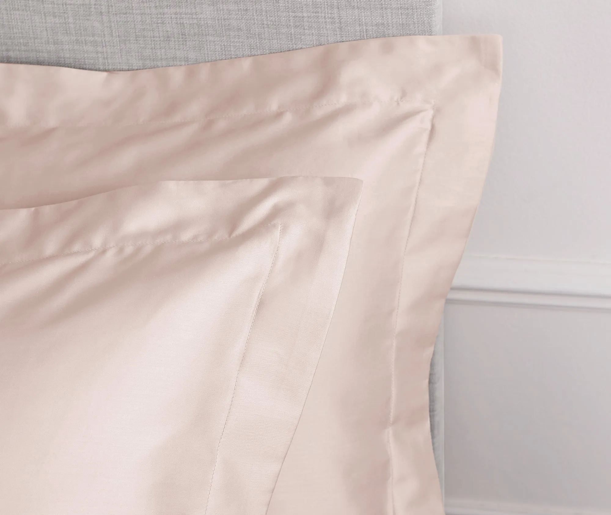 Bianca Natural 400TC 100% Cotton Sateen Oxford Pillowcase Pair