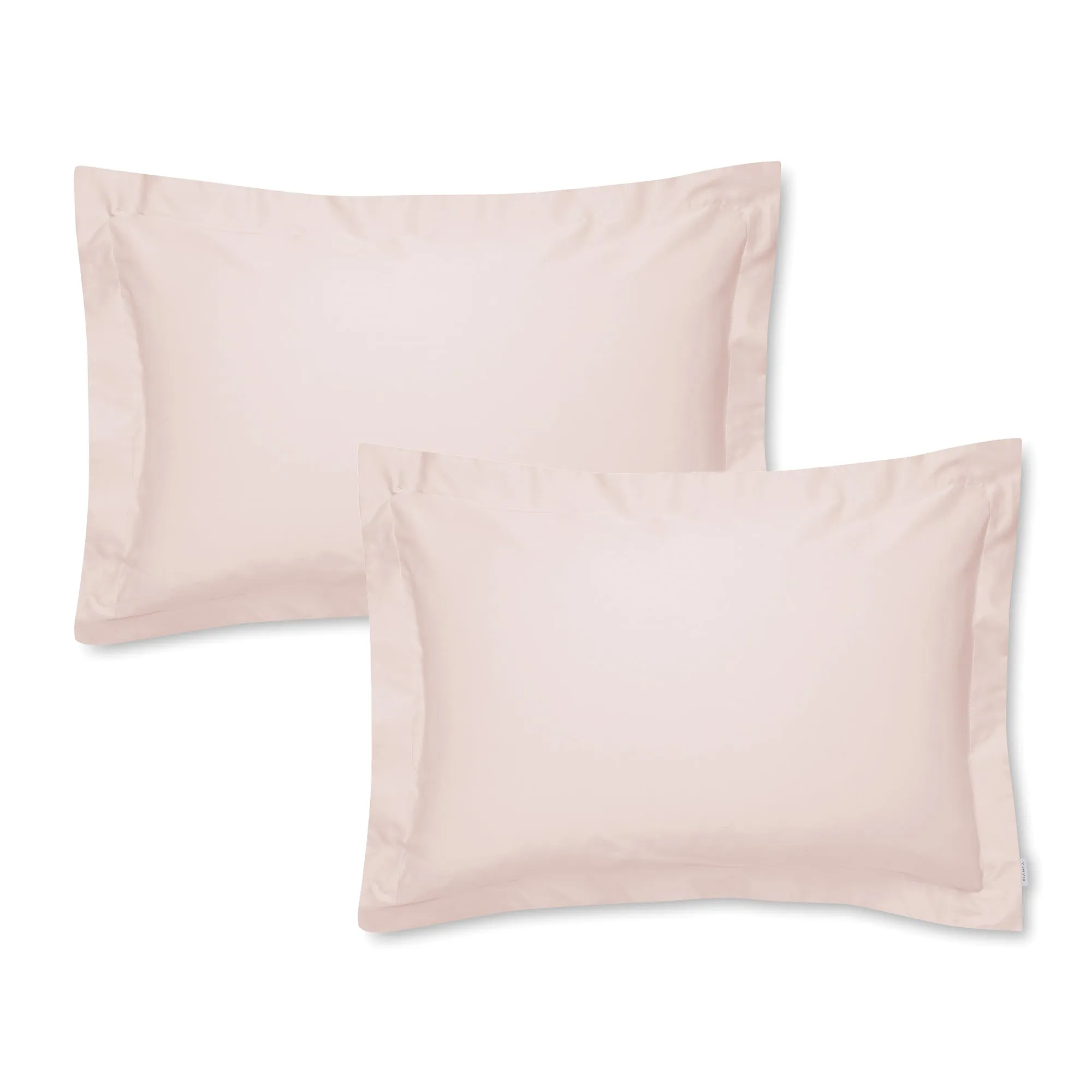 Bianca Pink 400TC 100% Cotton Sateen Oxford Pillowcase Pair