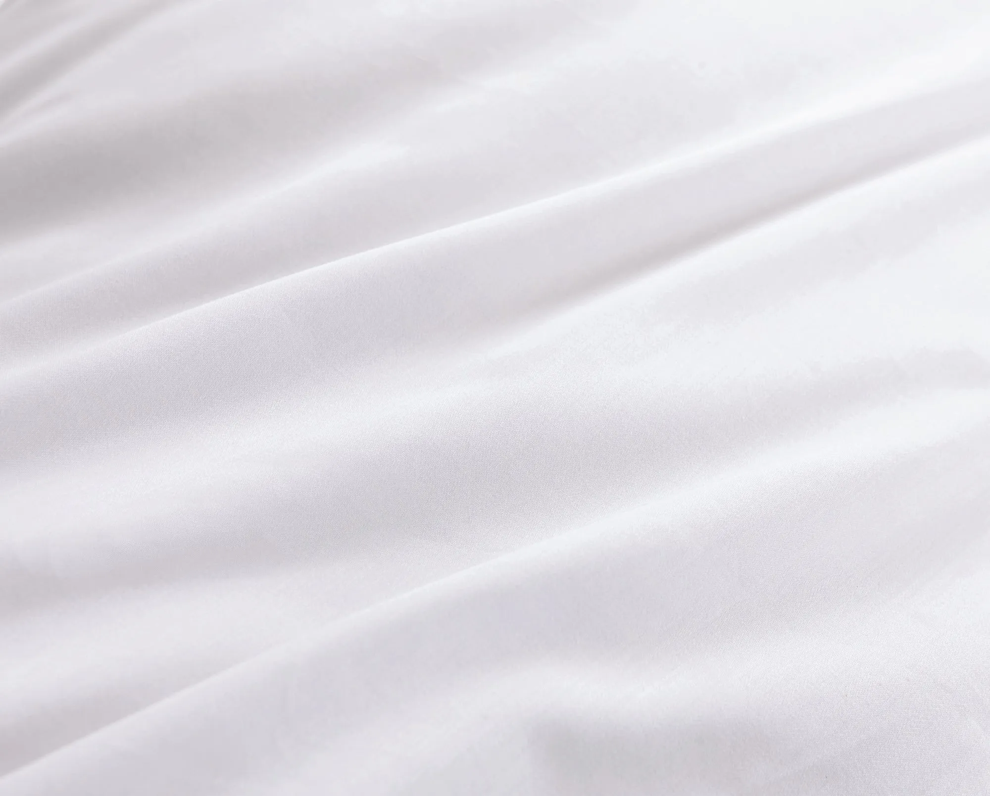 Bianca White 400TC 100% Cotton Sateen Flat Sheet