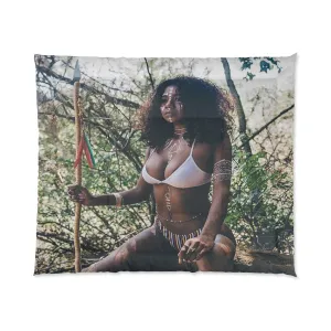 Black Woman Warrior Comforter