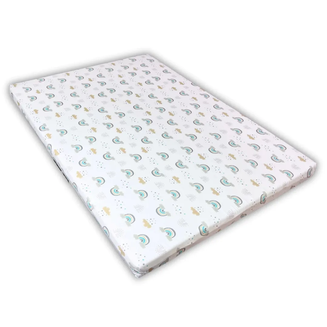 Bumble Bee Playpen Foam Mattress (Knit Fabric)