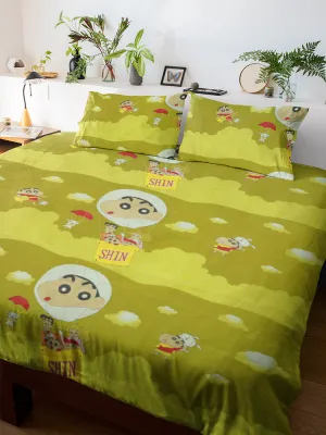 Cartoon Double Bedsheet for Kids With 2pcs Pillow Covers - Just ₹899! 🛏️✨