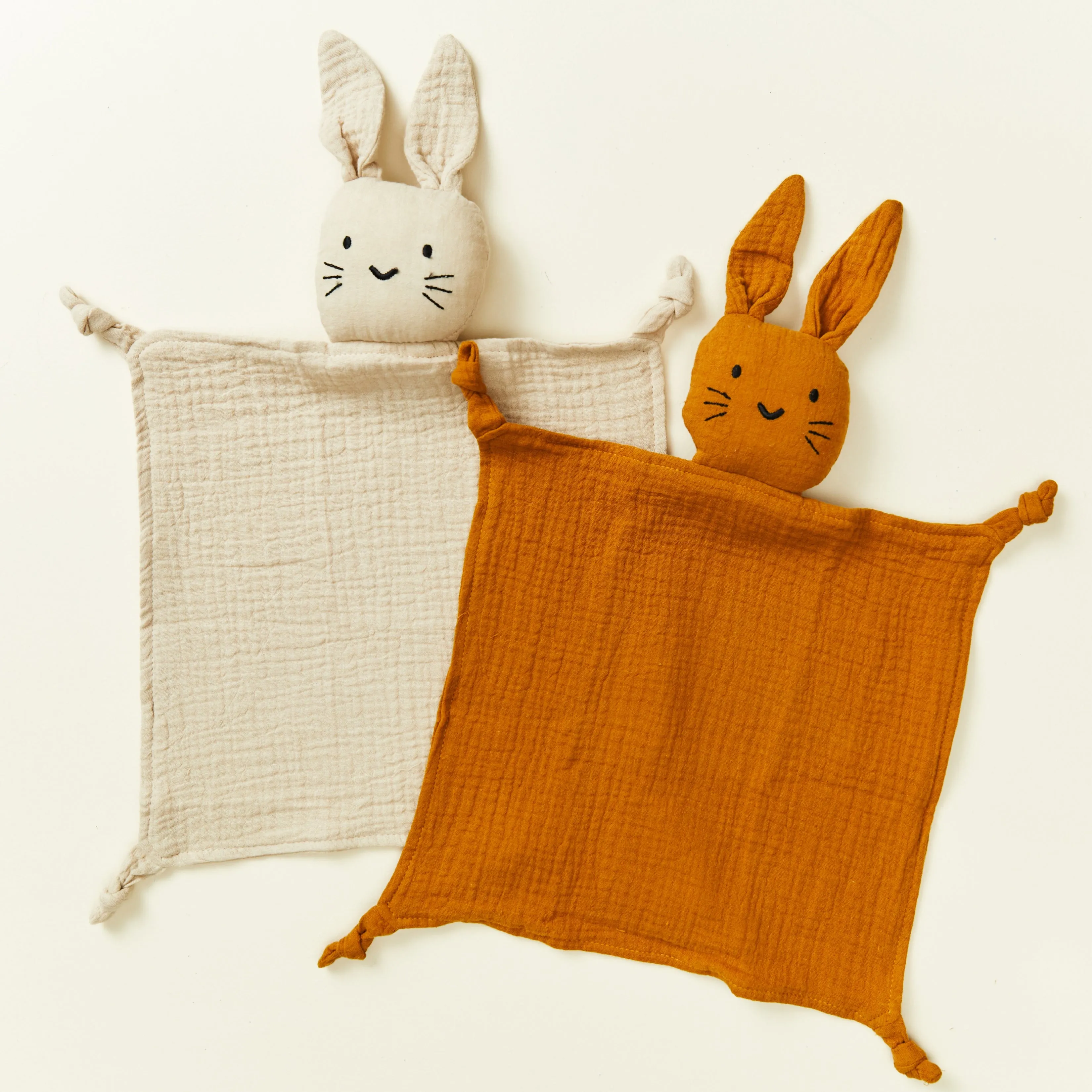 Cotton Baby Comforter Thumper The Bunny — Tawny