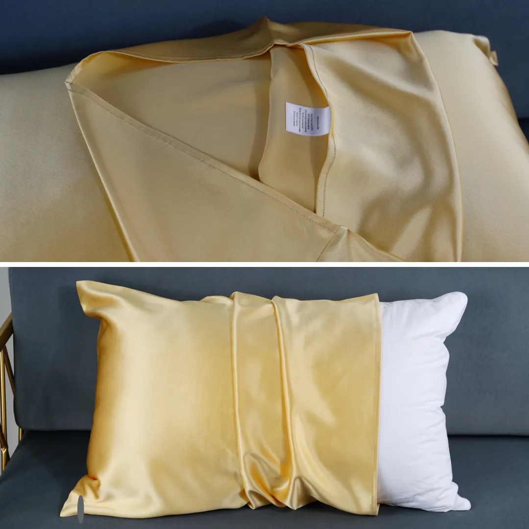 Custom Wholesale Silk Pillowcase 25 Momme Envelope Closure - Standard size