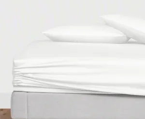 Fitted Lyocell Silk Sheet, Deep Pocket Cooling Soft Bed Sheet