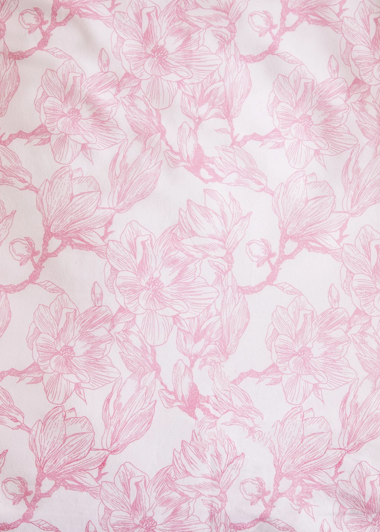 Foxford Pink Magnolia King Pillowcase Set