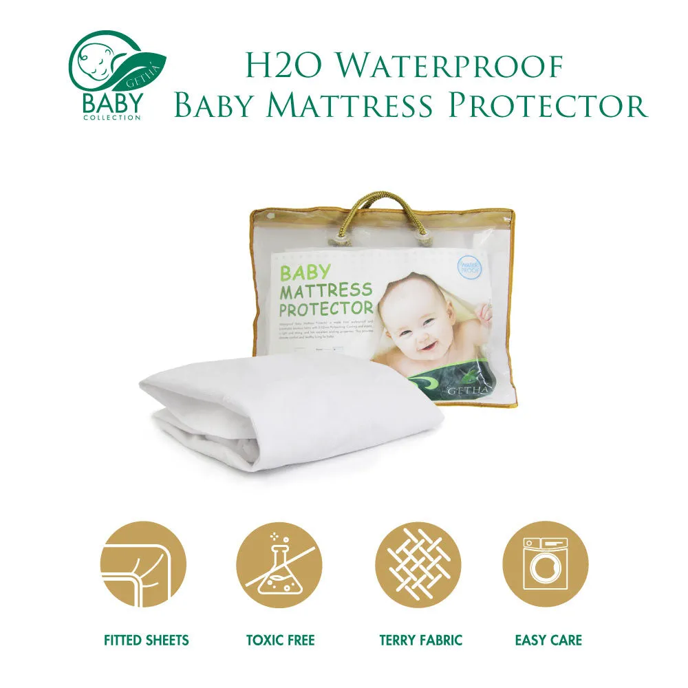 H2O Waterproof Baby Mattress Protector