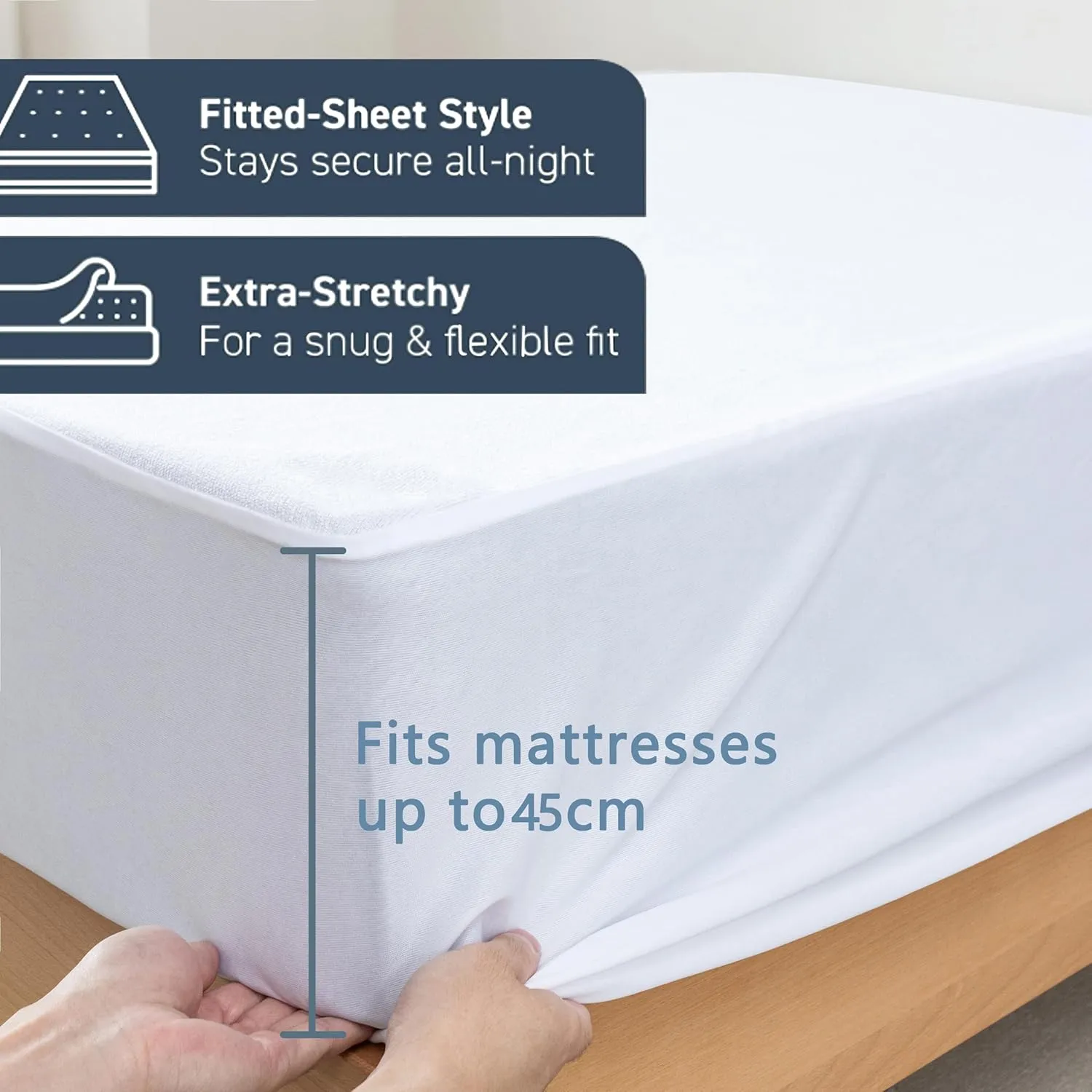 Hypoallergenic Waterproof Queen Mattress Protector - CleverPolly