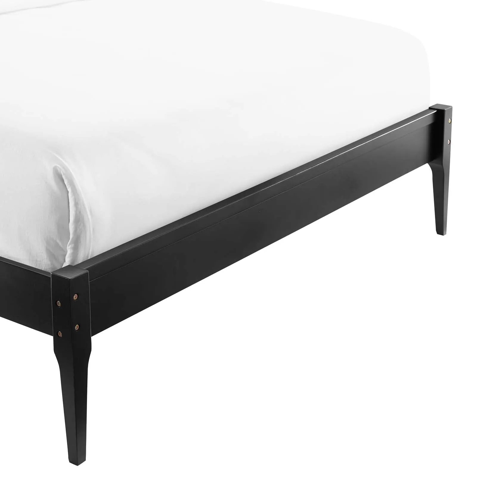 June Wood Platform Bed Frame