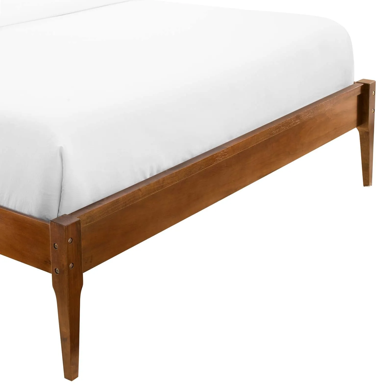 June Wood Platform Bed Frame