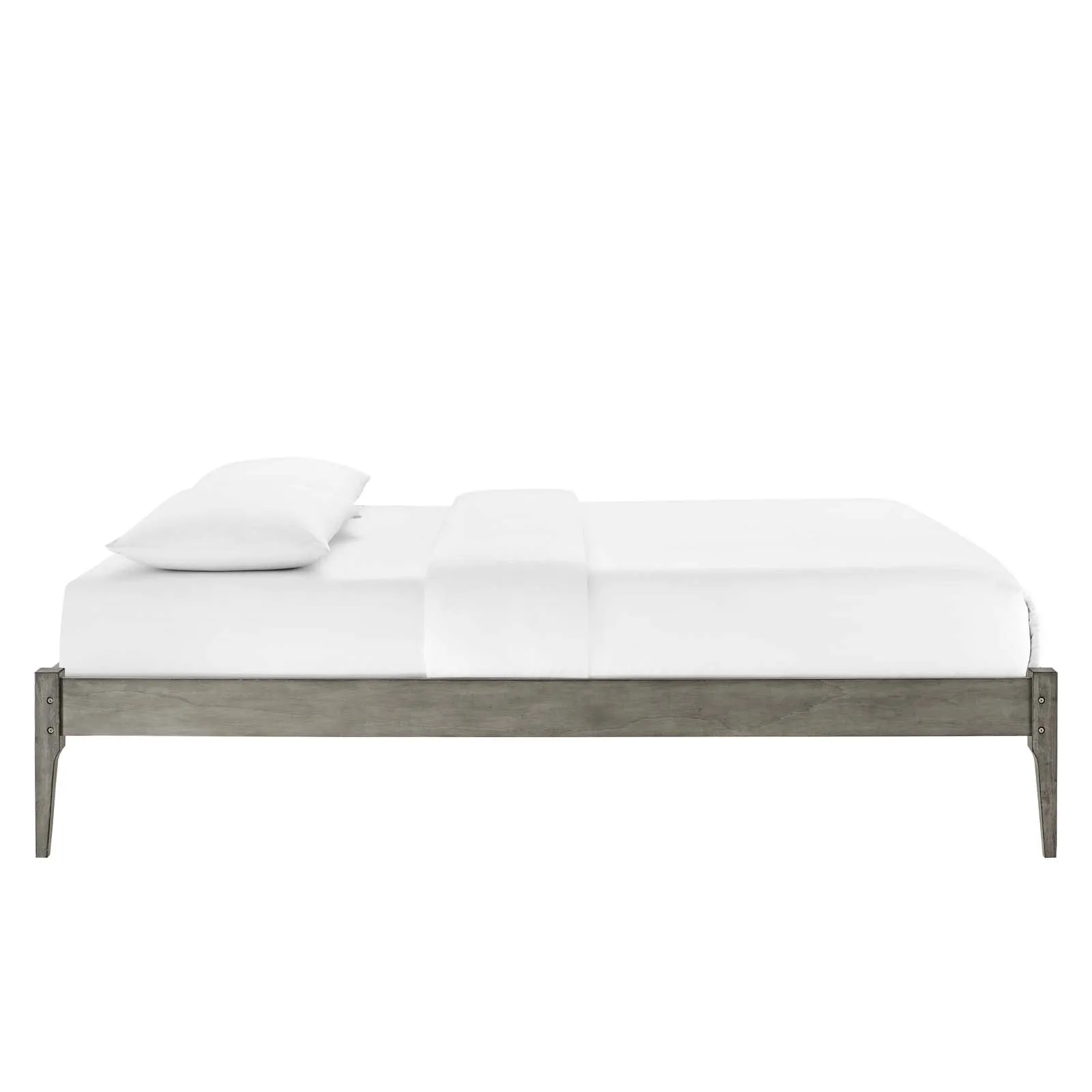 June Wood Platform Bed Frame