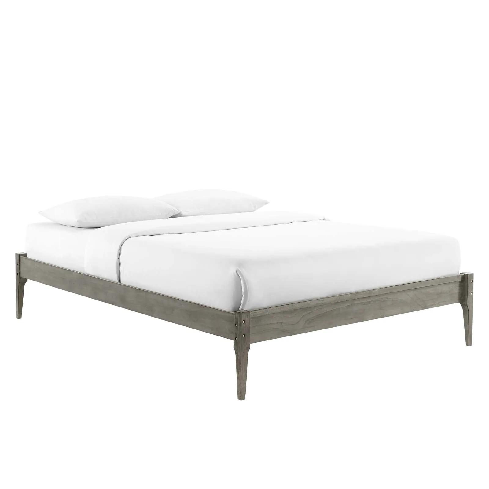 June Wood Platform Bed Frame