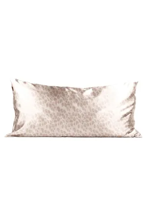 Kitsch Satin Pillowcase in Leopard - King Size