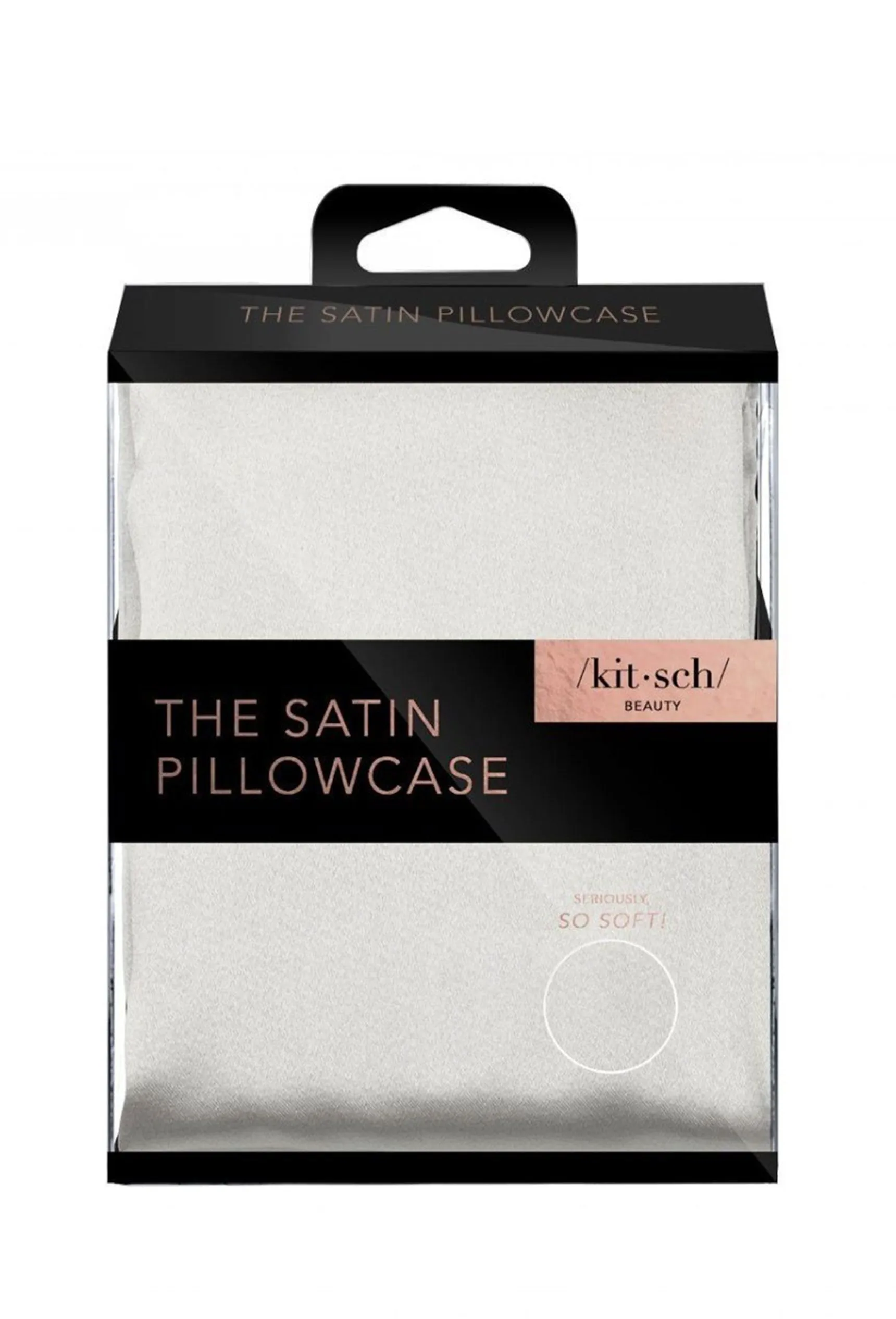 Kitsch Satin Pillowcase in Silver