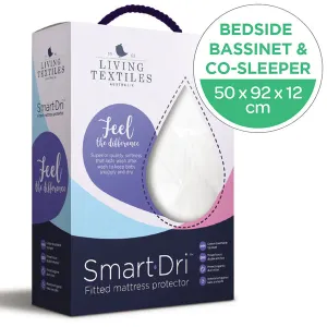 Living Textiles Smart-Dri Waterproof Mattress Protector - Bedside bassinet/Co-sleeper