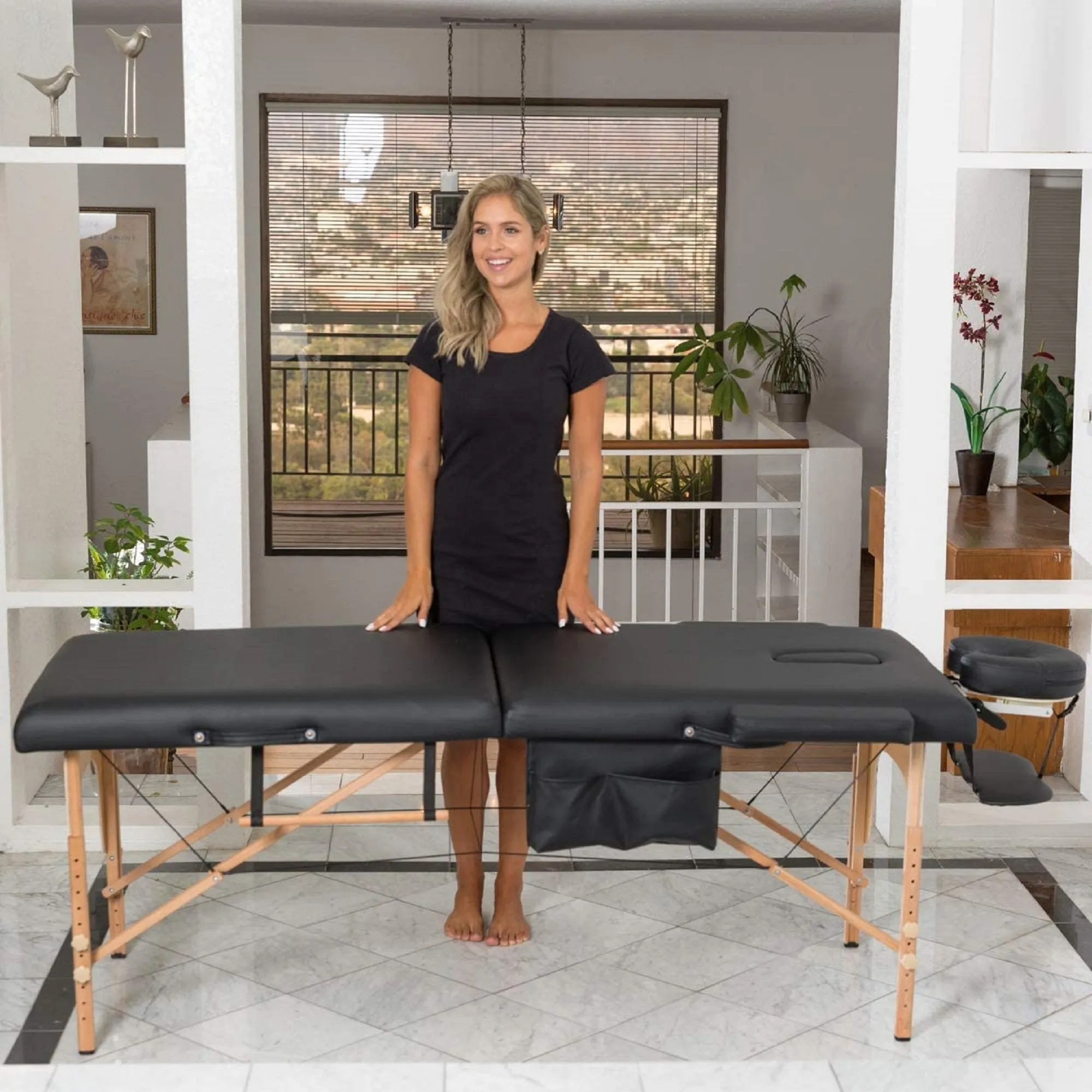 Luxton Home Premium Memory Foam Massage Table