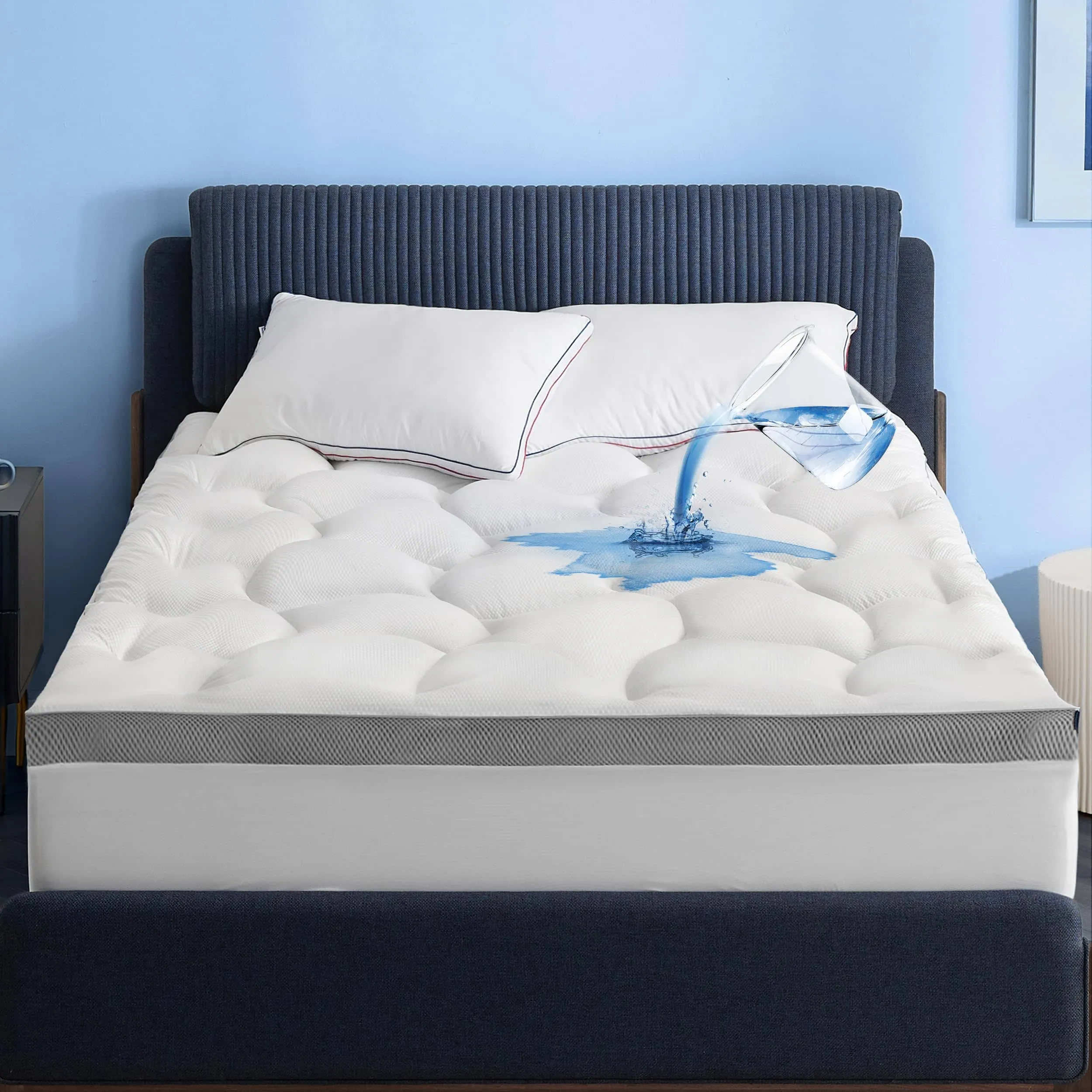 Mattress Topper Waterproof - Pillow Top Mattress Protector