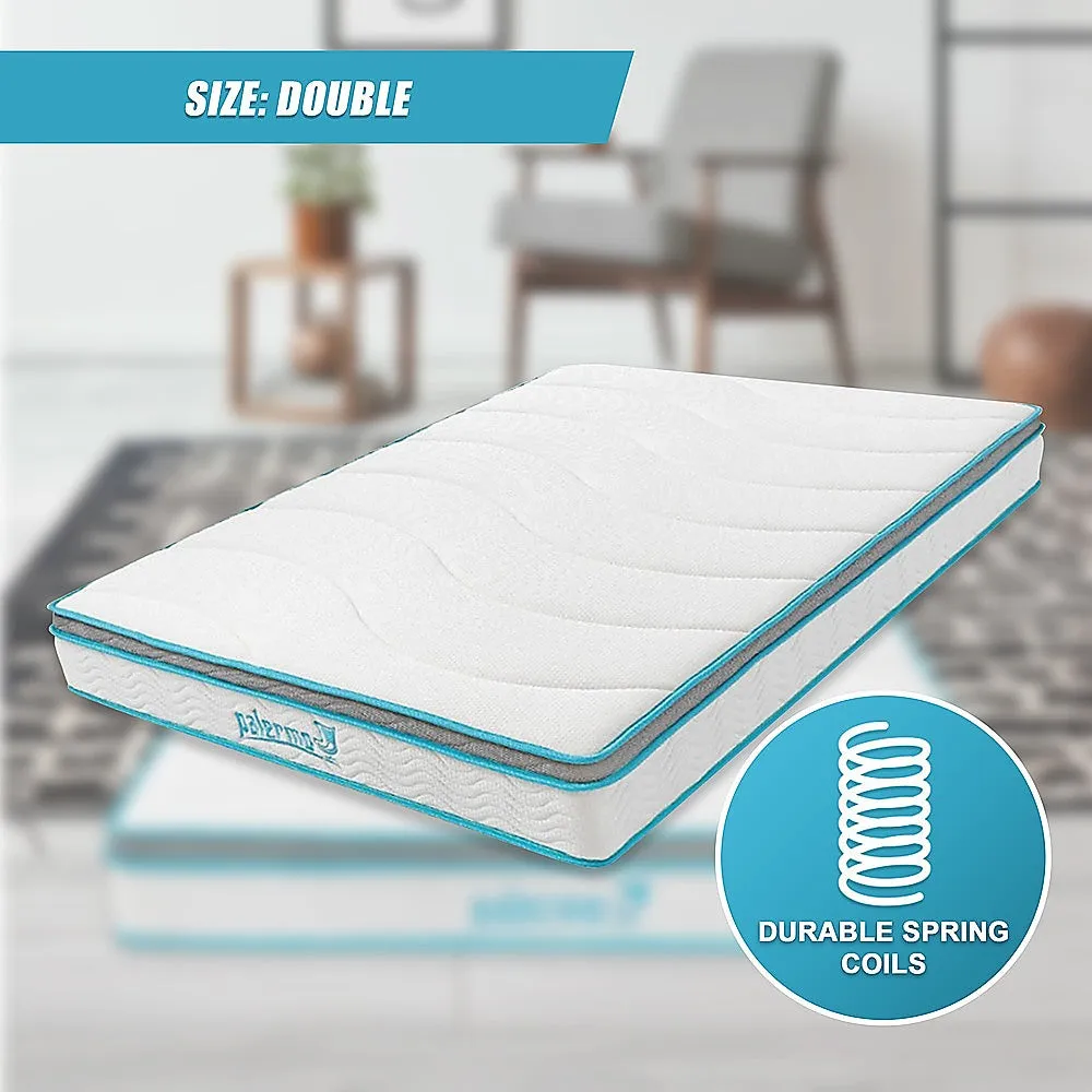 Medium Firm 20cm Hybrid Memory Foam and Spring Double Mattress