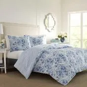 Mila Blue Comforter Set