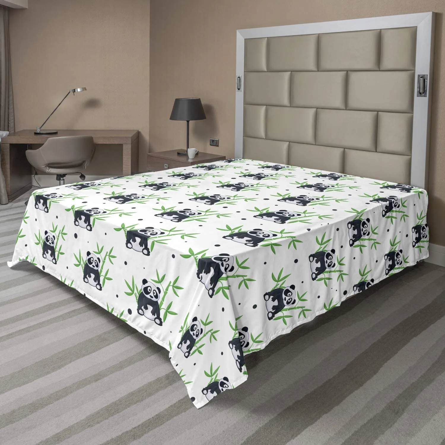 Nature Flat Sheet Soft Comfortable Top Sheet Decorative Bedding 1 Piece