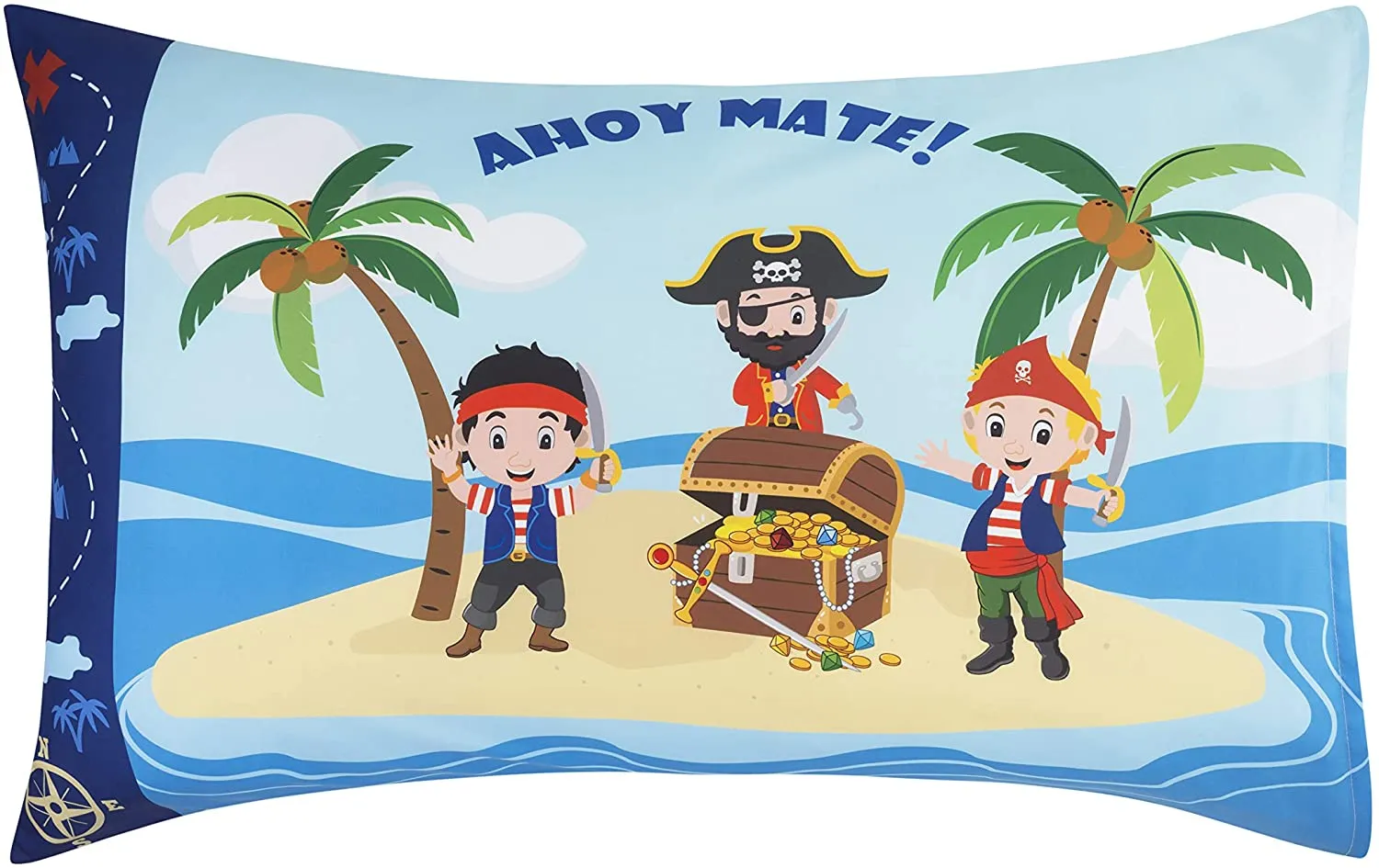 Pirates 2 Pack Pillowcase Set