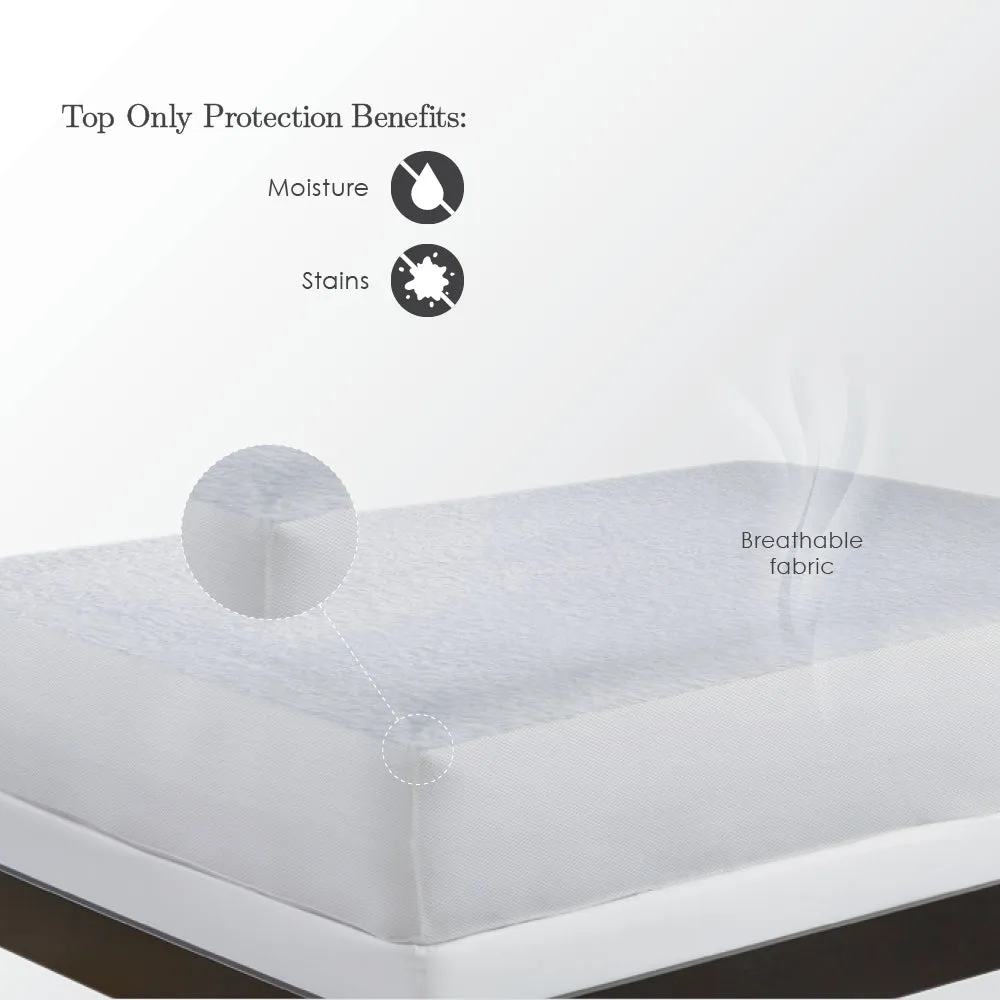 PureCare StainGuard Cotton Terry 1-Sided Mattress Protector