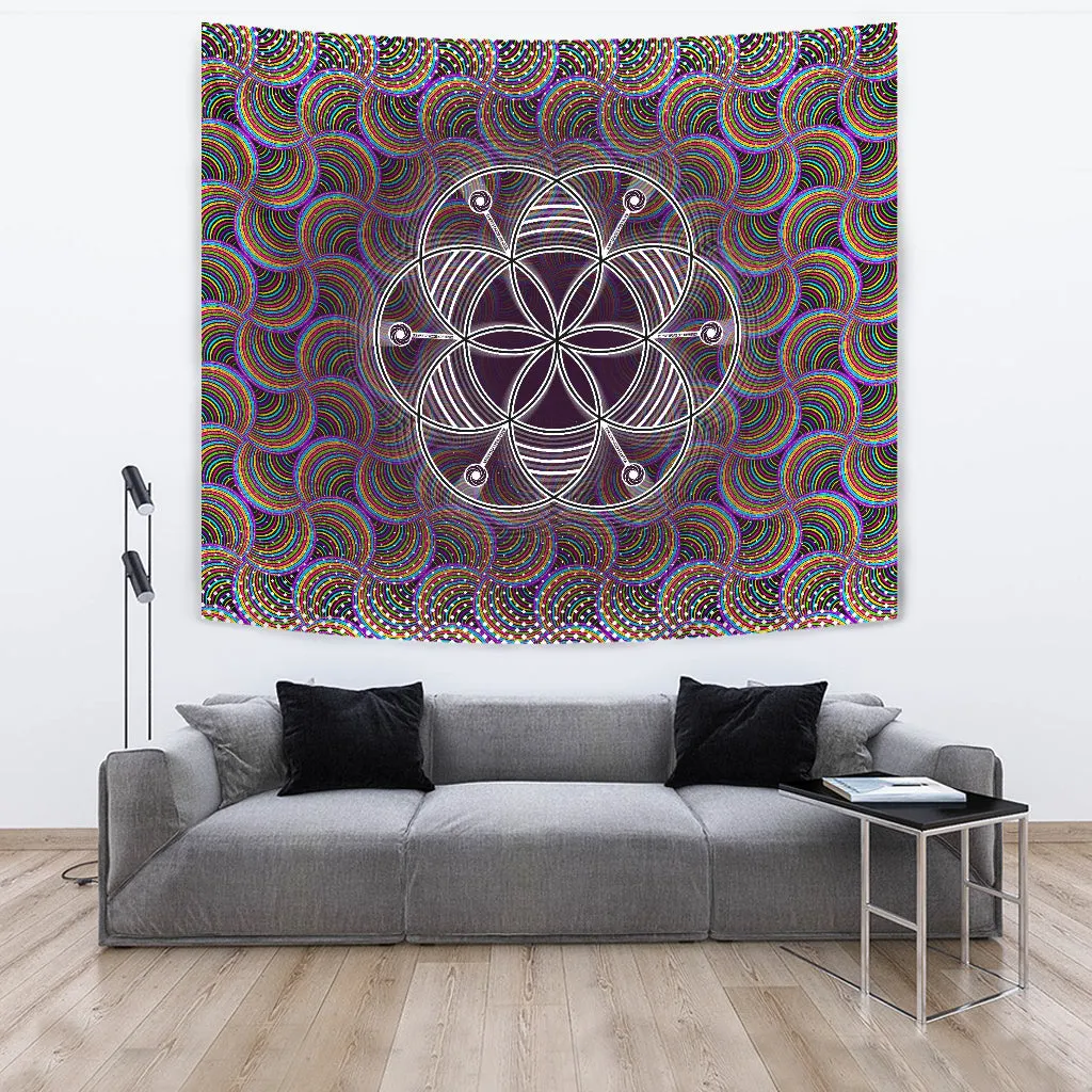 Sacred Seed Decorative Tapestry